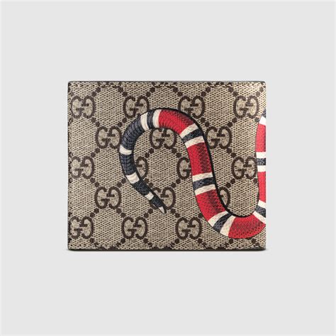 women gucci snake wallet|Gucci card wallet men's.